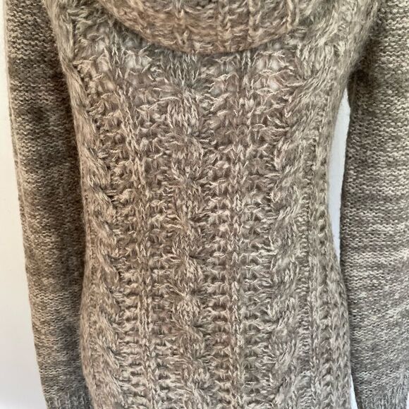 Like, love cowl neck light/ dark blend knit sweater, size M - Picture 3 of 7